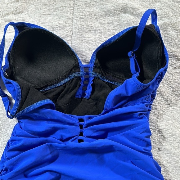 Profile by Gottex Women’s Royal Blue "TUTTI FRUTTI" Tankini Top Size 6 NEW - Picture 16 of 16